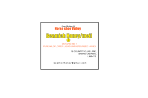Logo Design by ncmax for beamishhoney | Design: #24486846