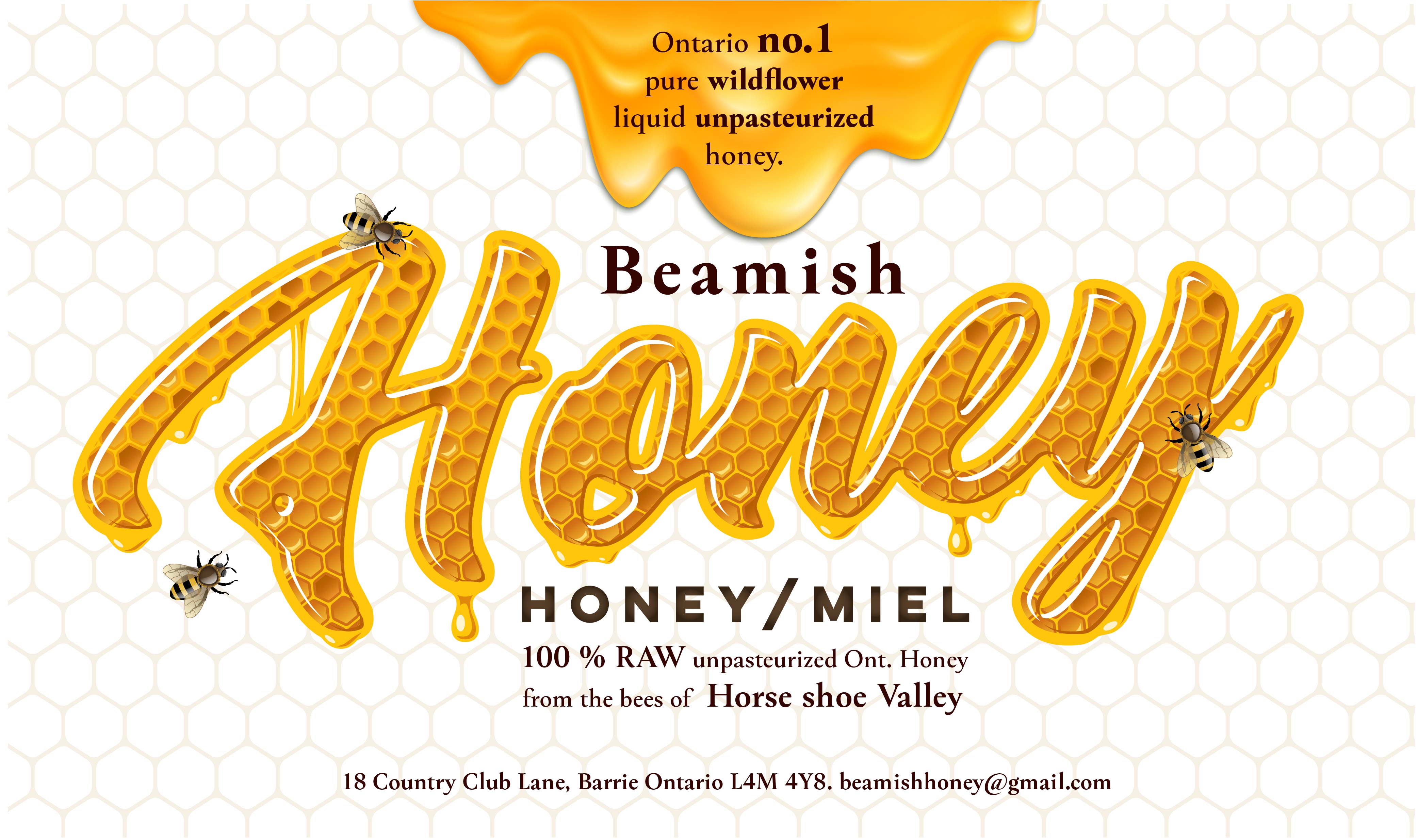 Logo Design by Thezebrasta for beamishhoney | Design #24478019