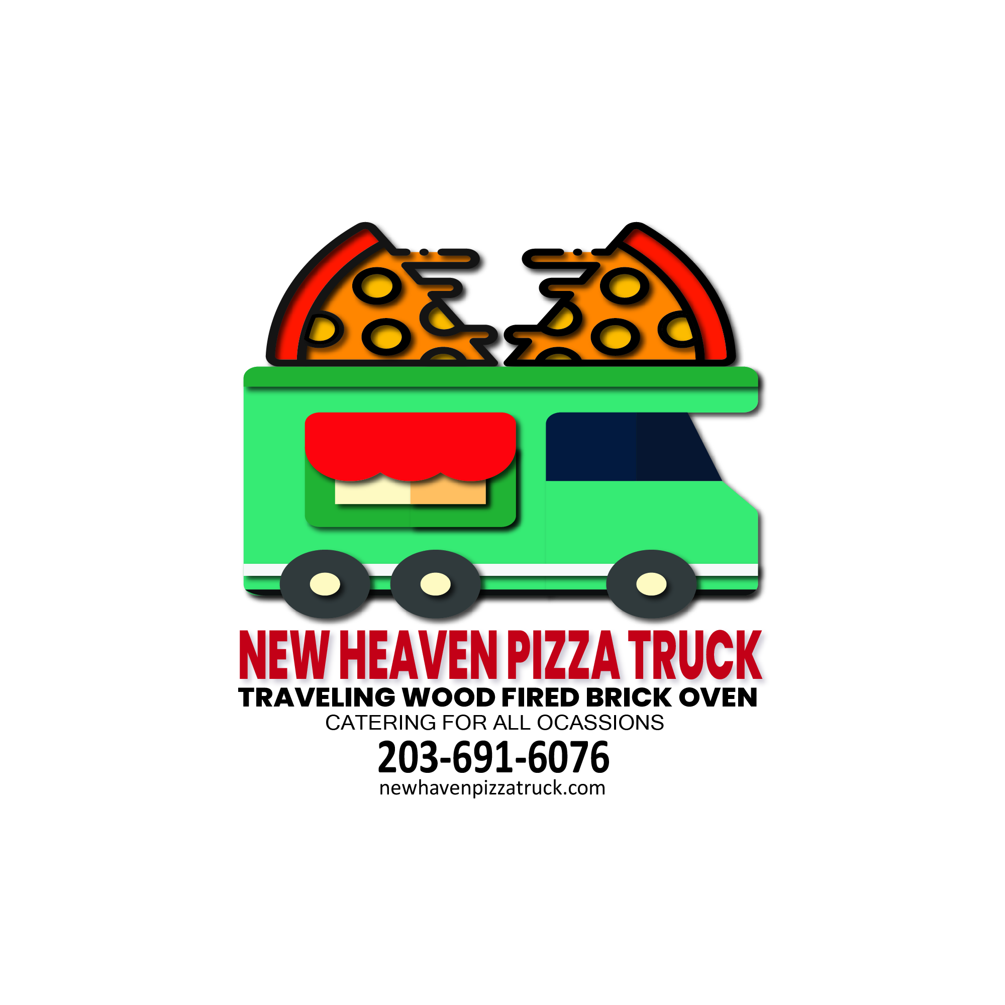 Logo Design by Mina19 for New Haven Pizza Truck | Design #24531465