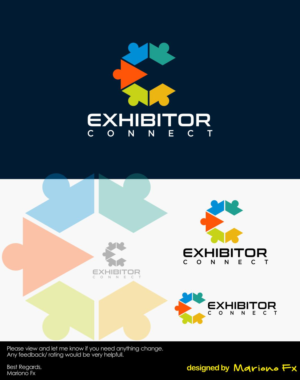 Exhibitor Connect | Logo Design by Mariono Fx