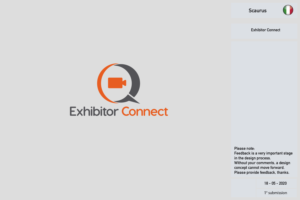 Exhibitor Connect | Logo Design by InkThink by Scaurus