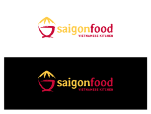the name Saigon Food must not be on the logo itself, but next to it | Diseño de Logo por wonderland