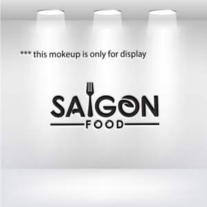 the name Saigon Food must not be on the logo itself, but next to it | Logo Design by Ochieng