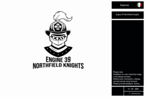 Engine 39 Northfield Knights | Logo Design by InkThink by Scaurus