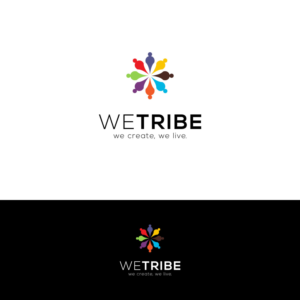 ‘WeTribe’ is the main part of the logo, tagline is ‘we create, we live.’ | Logo Design by Rii