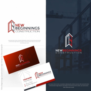 Business Card Design by Hana for New Beginnings Construction  | Design: #24482040