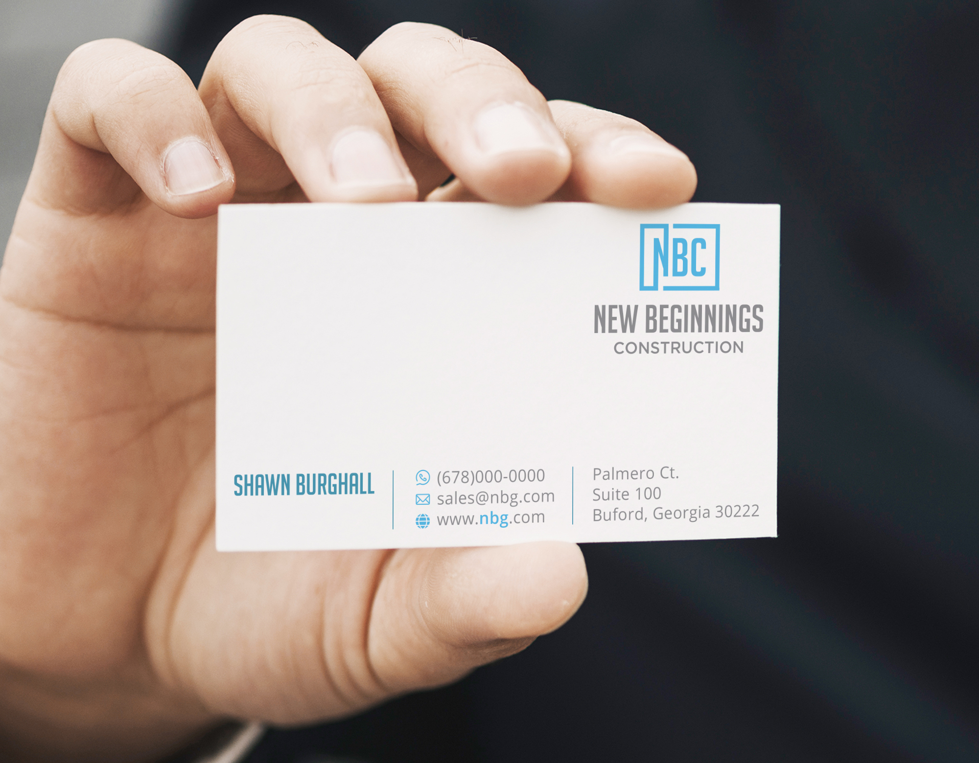 Business Card Design by Verified artistry (Design garden) for New Beginnings Construction  | Design #24481926