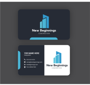 Business Card Design by AAn Creatives for New Beginnings Construction  | Design: #24482831