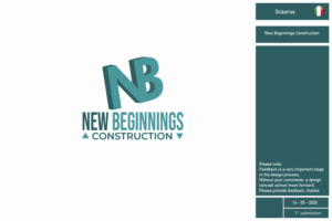 New Beginnings Construction  | Visitenkarten-Design von InkThink by Scaurus