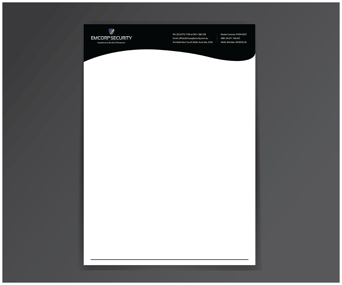 Letterhead Design by CreativeMask for this project | Design #3013576