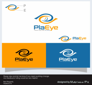 PlaEye | Logo Design by Mariono Fx