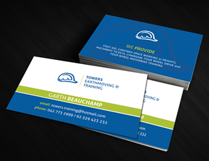 Design de Carte de Visite par  Artman pour Towers Earthmoving & Training | Design : #3024814