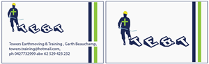 Business Card Design by SharpShooter109 for Towers Earthmoving & Training | Design #3035499