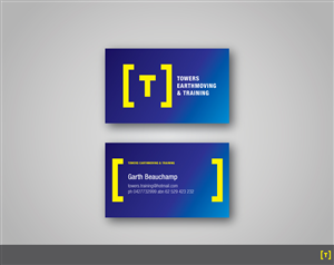 Design de Carte de Visite par papaukke pour Towers Earthmoving & Training | Design : #3022471