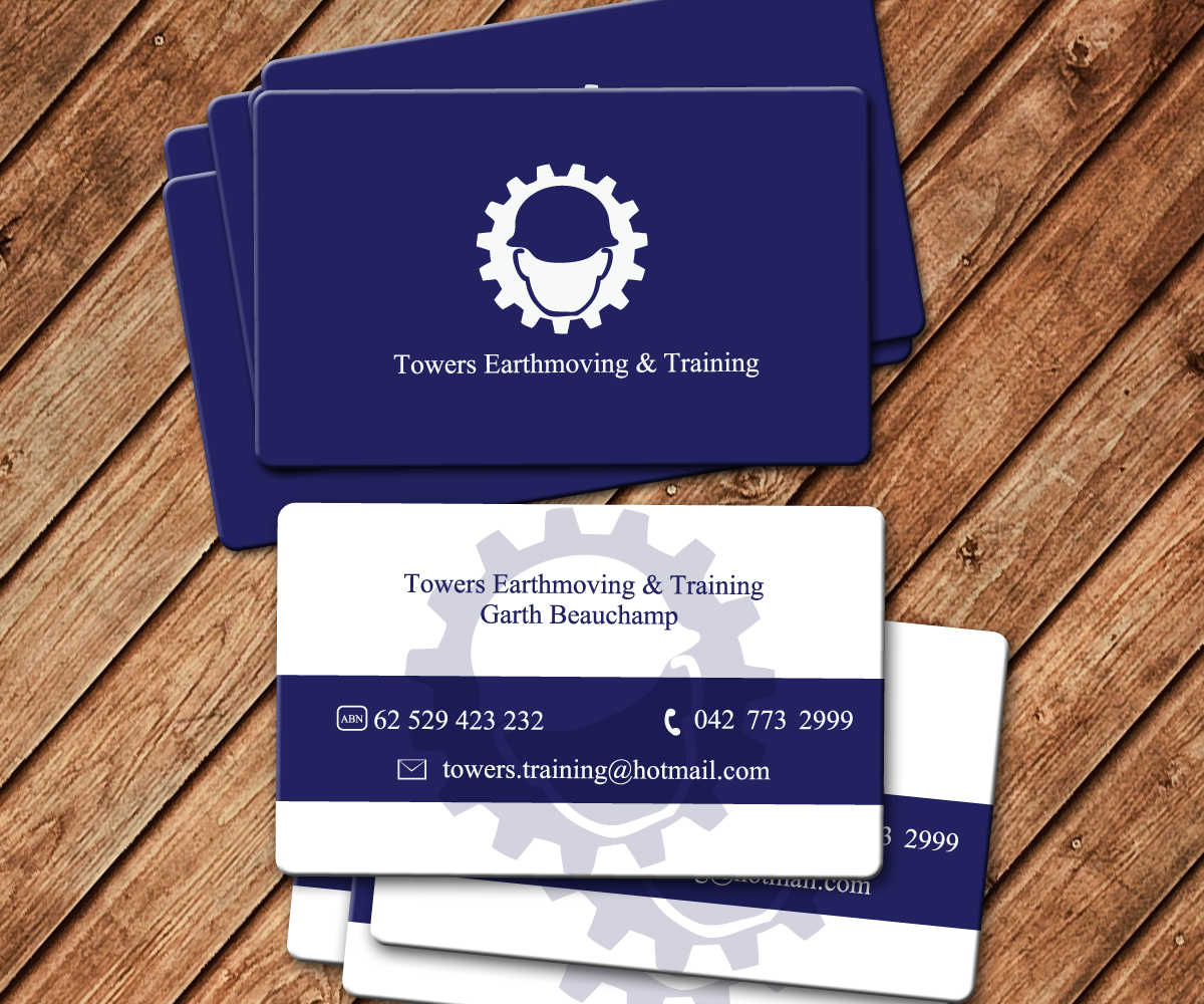 Design de Carte de Visite par Spycroc pour Towers Earthmoving & Training | Design #3041994