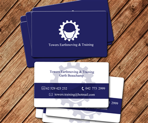 Design de Carte de Visite par Spycroc pour Towers Earthmoving & Training | Design : #3041994
