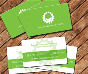 Design de Carte de Visite par Spycroc pour Towers Earthmoving & Training | Design : #3045466