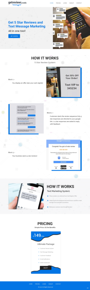 Landing Page-Design von pb für dieses Projekt | Design: #24494810