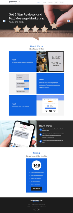 Landing Page-Design von pb für dieses Projekt | Design: #24503675