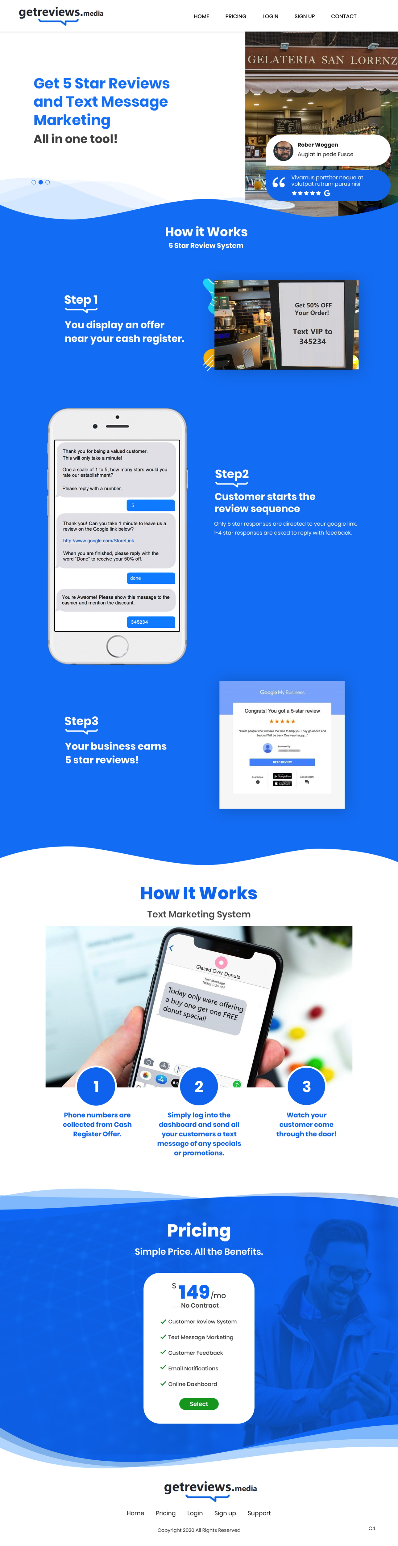 Landing Page Design by pb for this project | Design #24561373