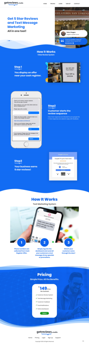 Landing Page-Design von pb für dieses Projekt | Design: #24561373