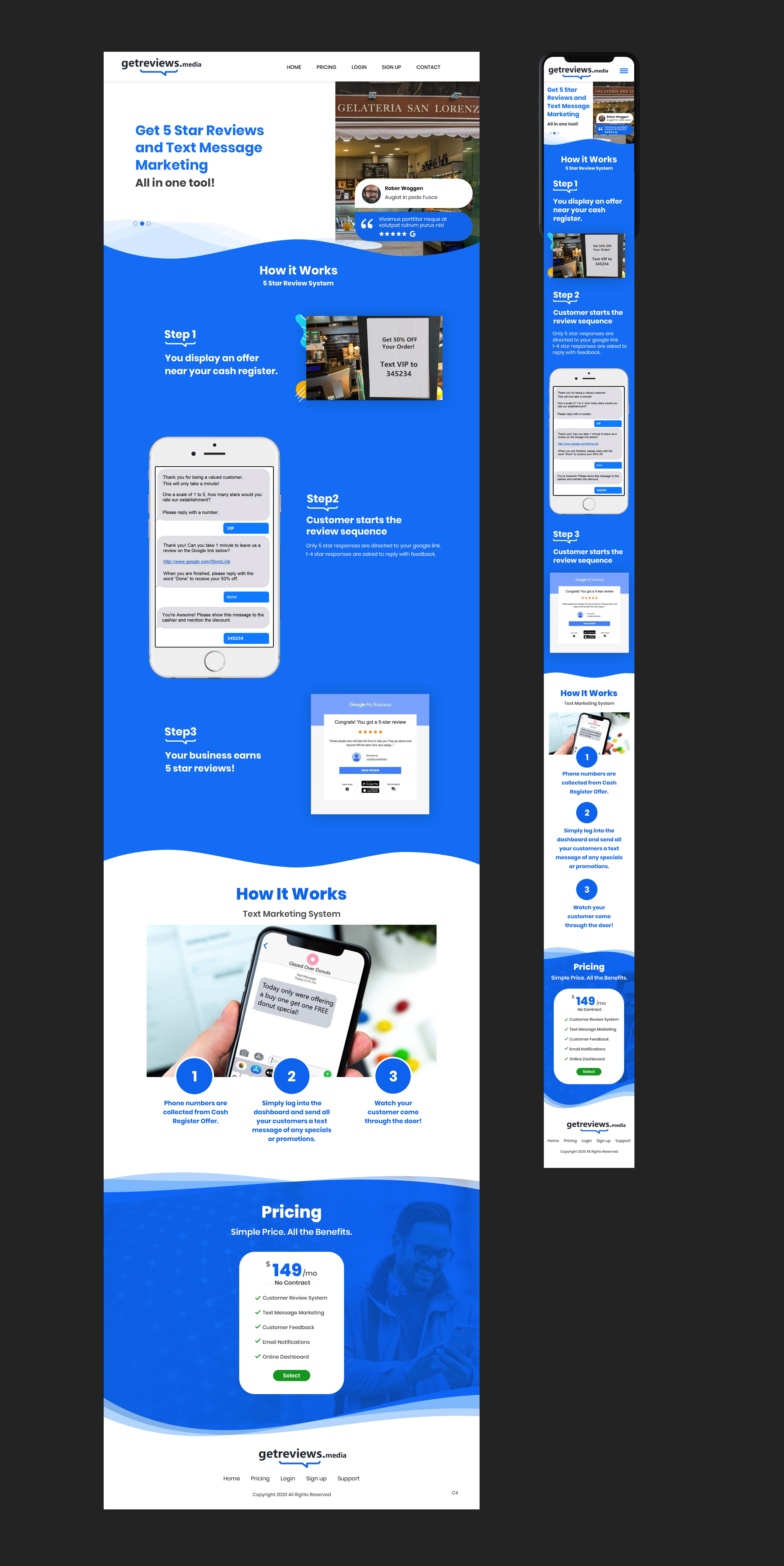 Landing Page Design by pb for this project | Design #24606410