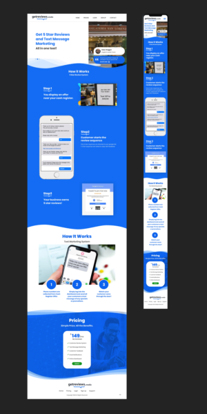 Landing Page Design by pb for this project | Design #24625498