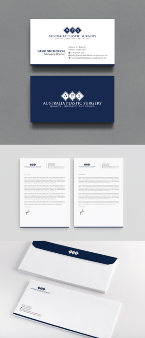 Stationery Design by R.design for Australia Plastic Surgery | Design: #24494695