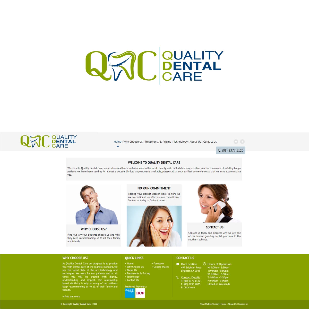 Logo Design by e-graphics for Quality Dental Care | Design #24504615