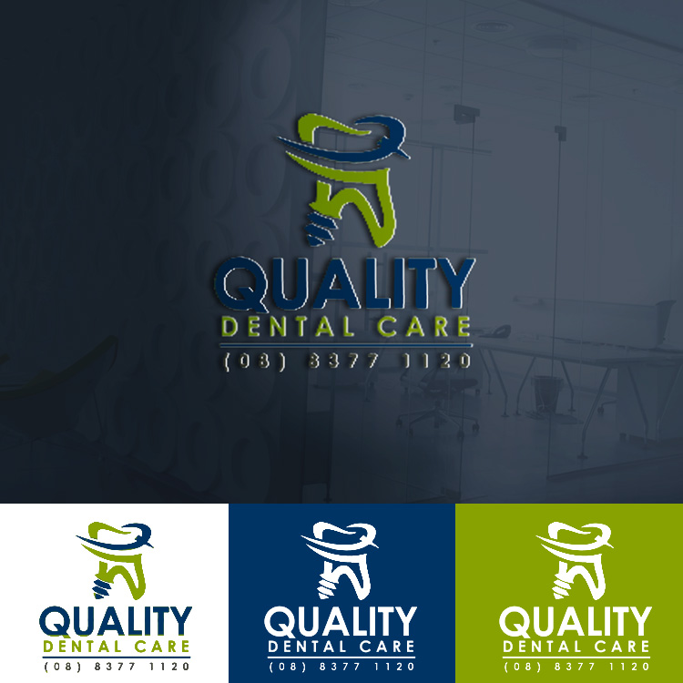 Logo-Design von ArtistVivian für Quality Dental Care | Design #24541746