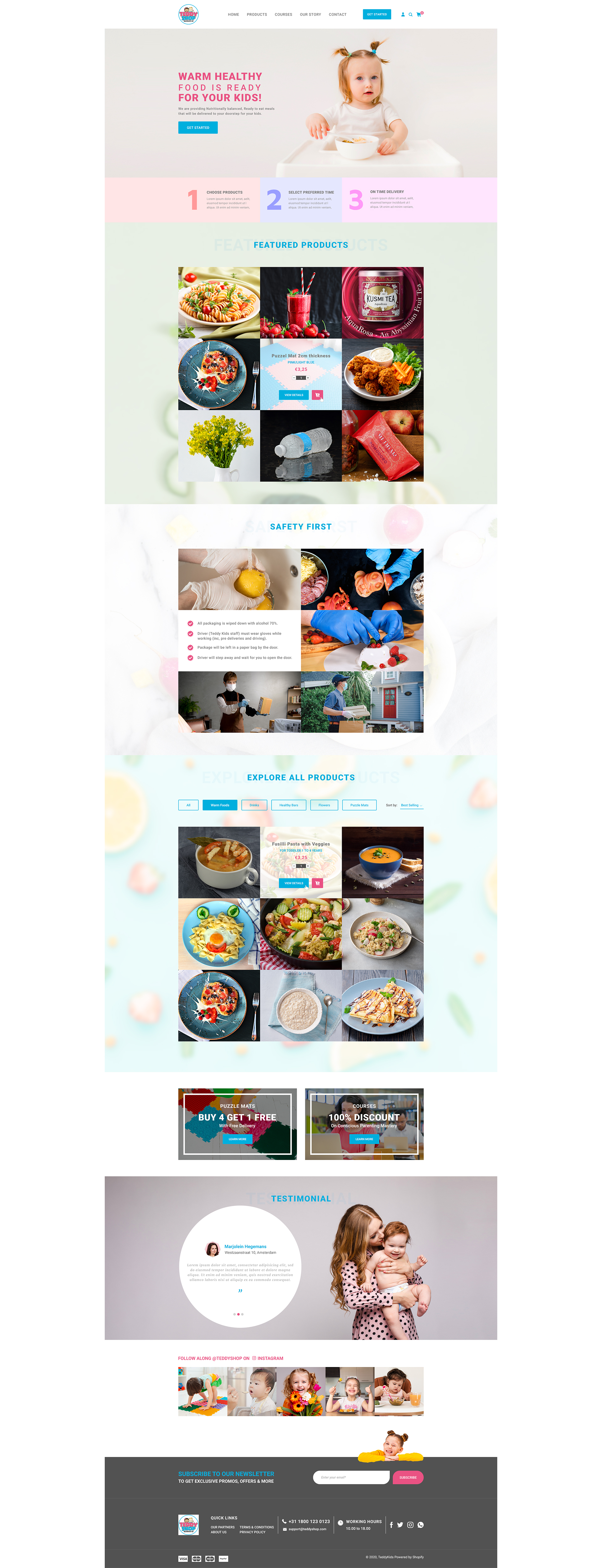 Diseño de Shopify por Ganesh 10 para Teddy Kids | Diseño #24543206