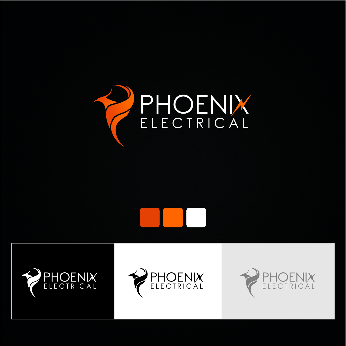 Logo Design by Arham Hidayat for Phoenix Electrical LLC | Design #24513010
