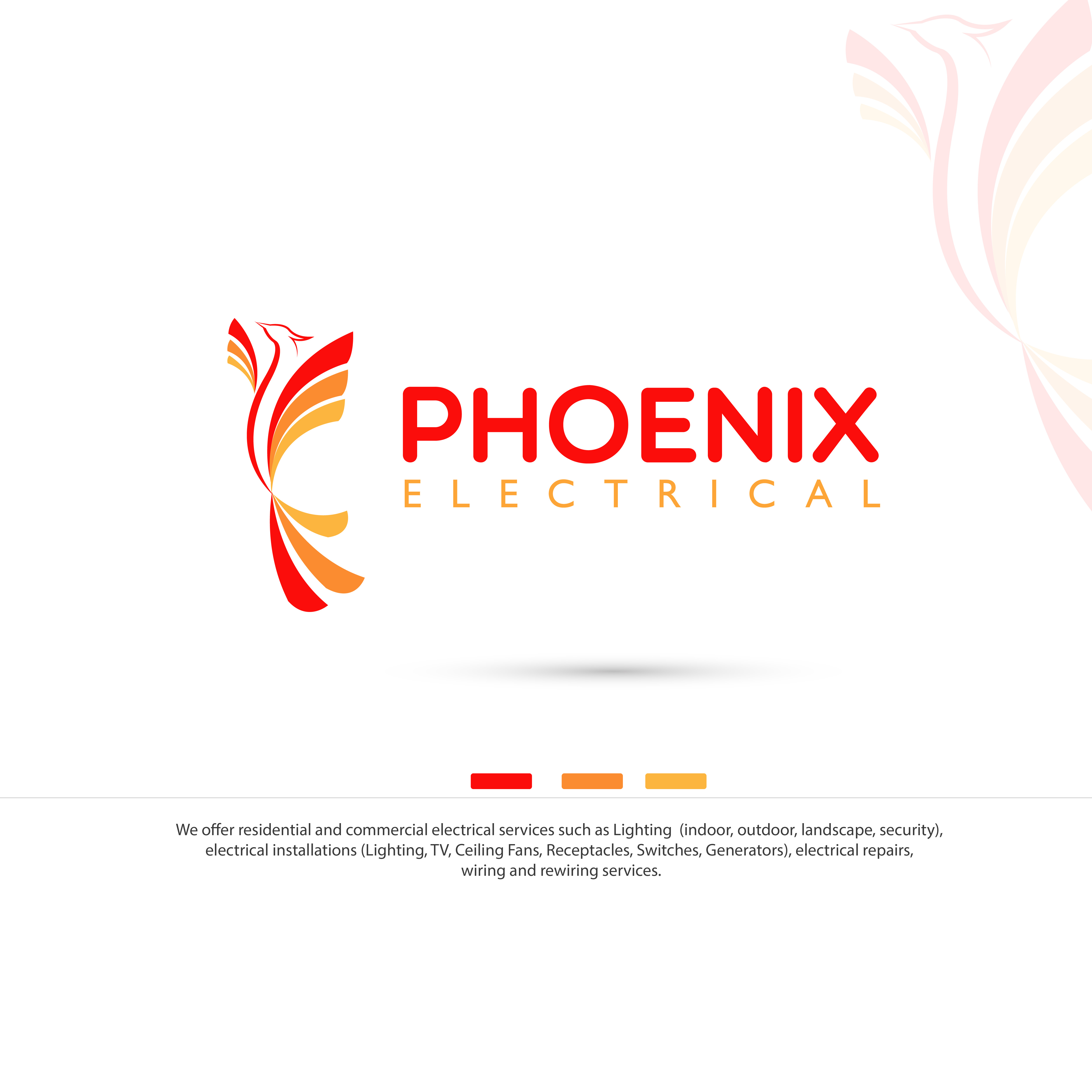 Logo-Design von digitaljoshlive für Phoenix Electrical LLC | Design #24500695