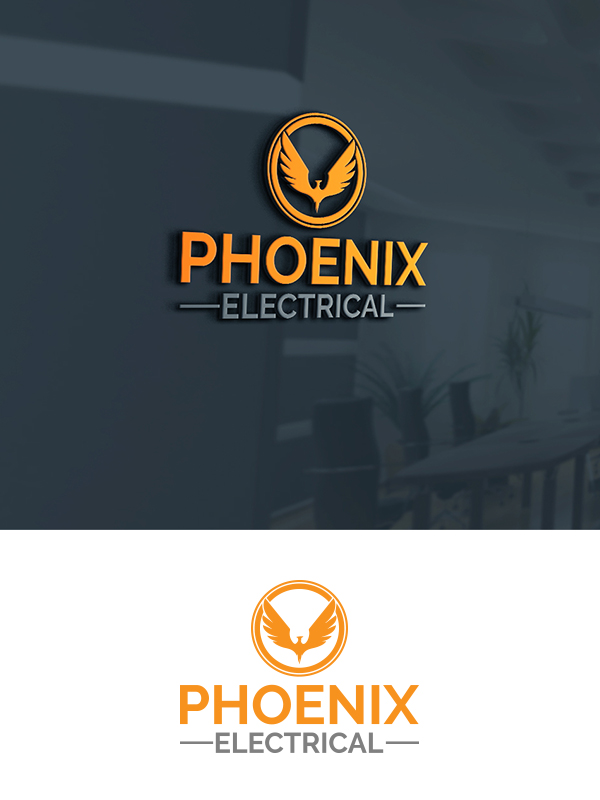 Logo Design by Jeena Designs for Phoenix Electrical LLC | Design #24494660