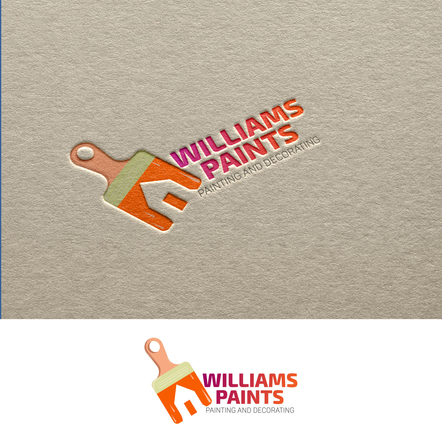 Logo Design by Sachin96 for Williams Paints  | Design #24538302