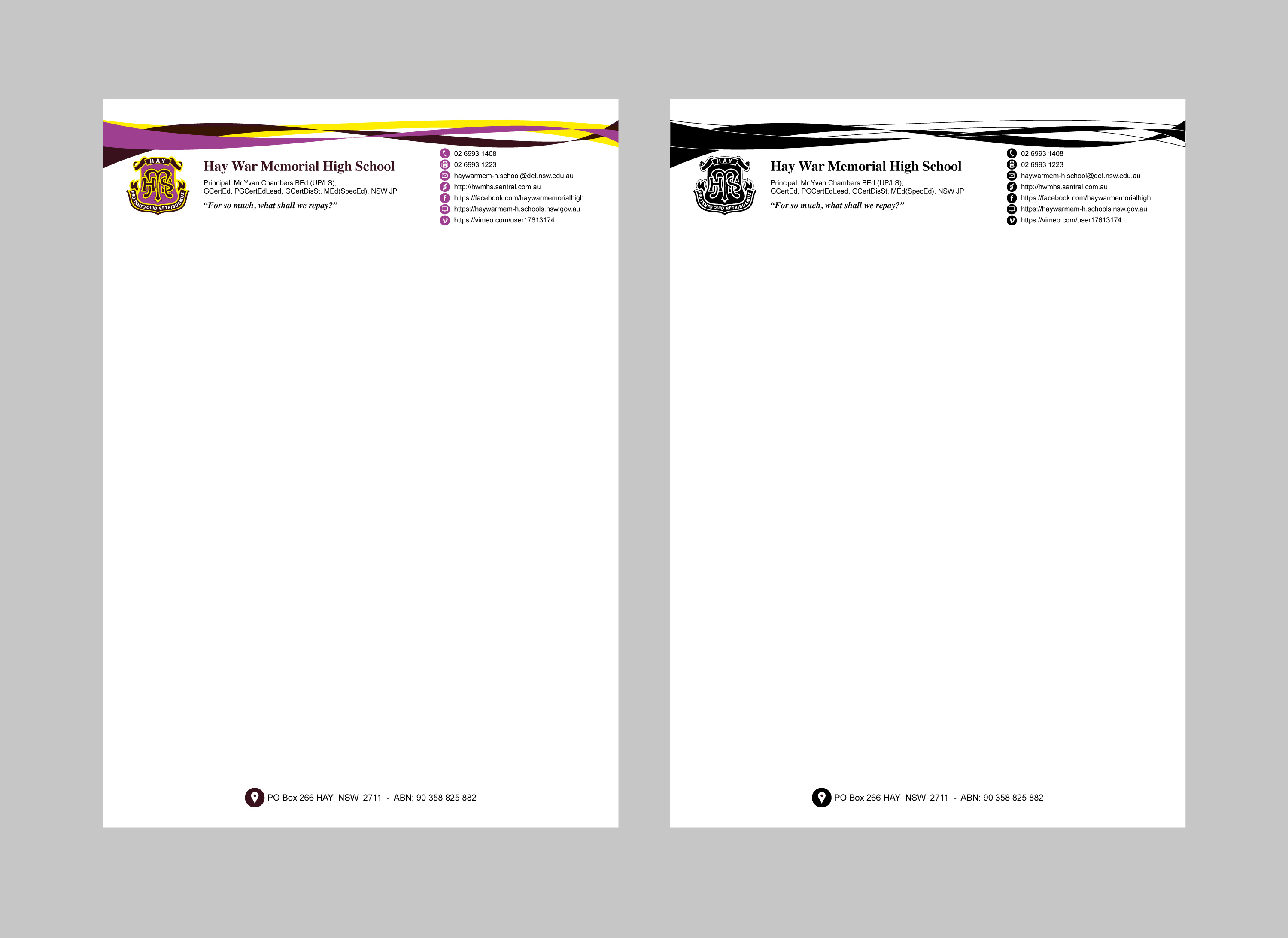 Letterhead Design by Al Pech for this project | Design: #24501249