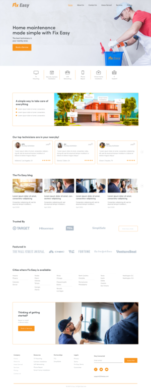 Web Design by Mohtasham H for this project | Design #24505660