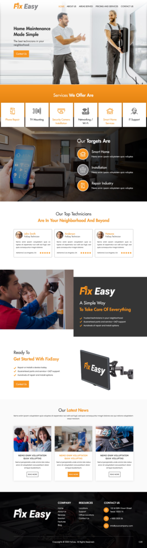 Web Design by pb for this project | Design: #24510397