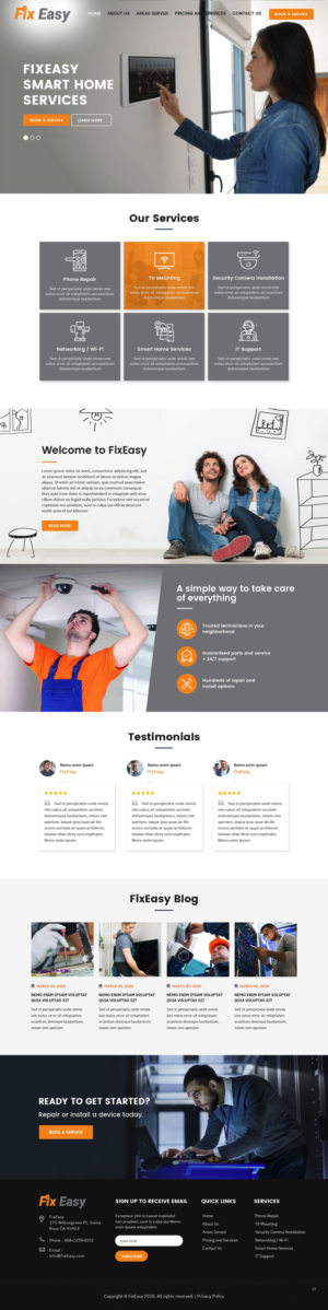 Web Design by pb for this project | Design: #24510399