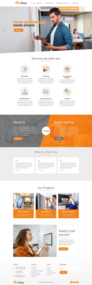 Web Design by pb for this project | Design: #24510401