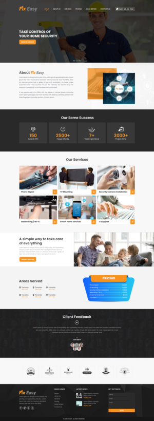 Web Design by Pd Work for this project | Design #24550435