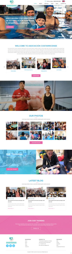 Web Design by pb for Asociación de Estimulación Temprana y Desarrollo Infantil | Design: #24510376