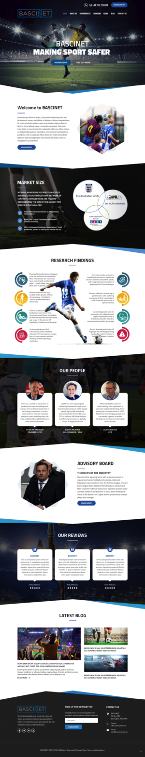Web Design by pb for this project | Design #24503534