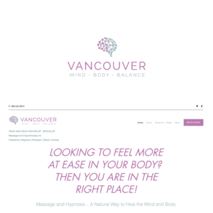 Vancouver Mind Body Balance Massage + Hypnosis | Diseño de Logo por creativedesign