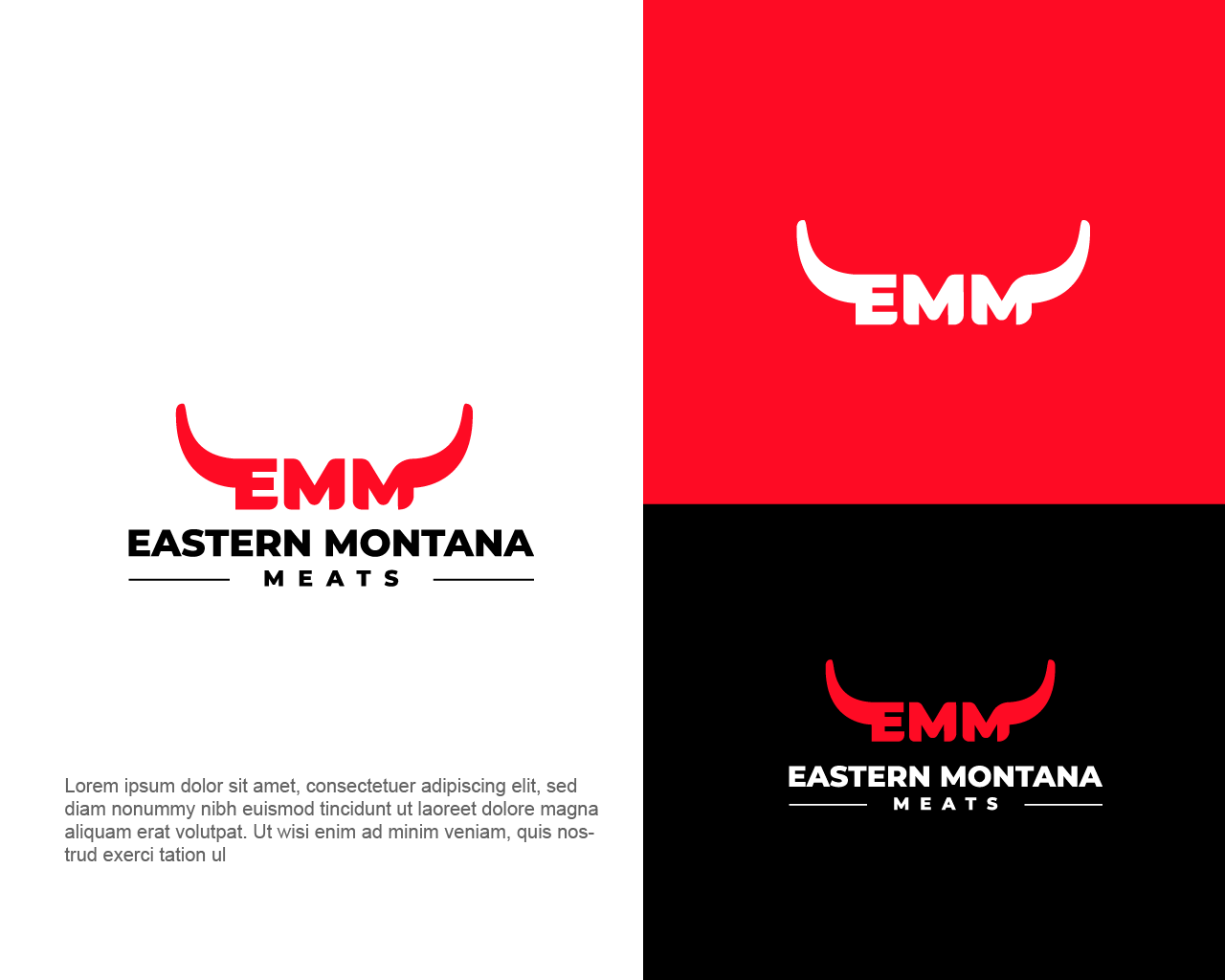 Design de Logo par Ak4li™ pour Eastern Montana Meats | Design #24501789