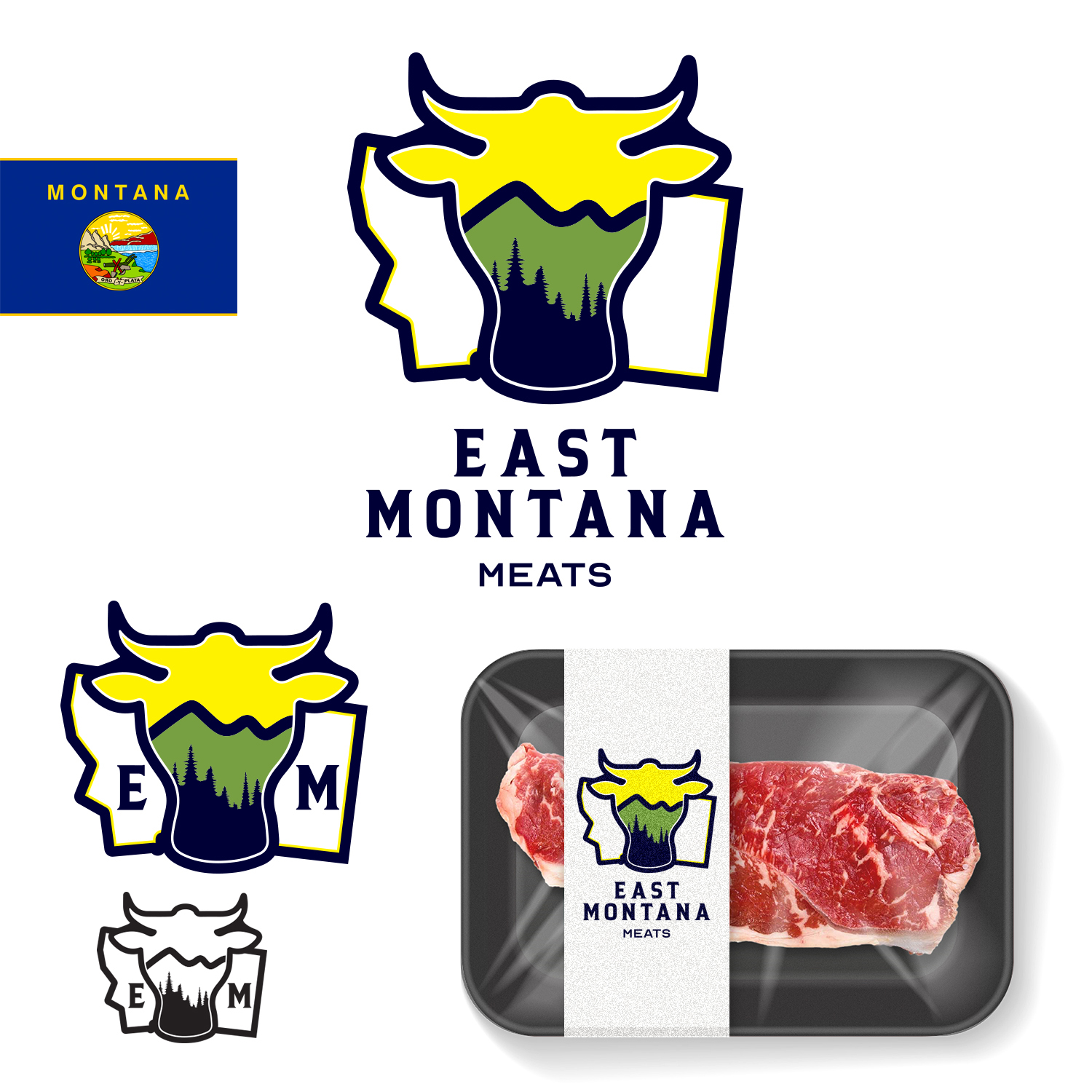 Logo Design by rls for Eastern Montana Meats | Design #24505305