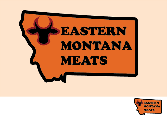 Logo Design by Creative Minimalist for Eastern Montana Meats | Design #24508785