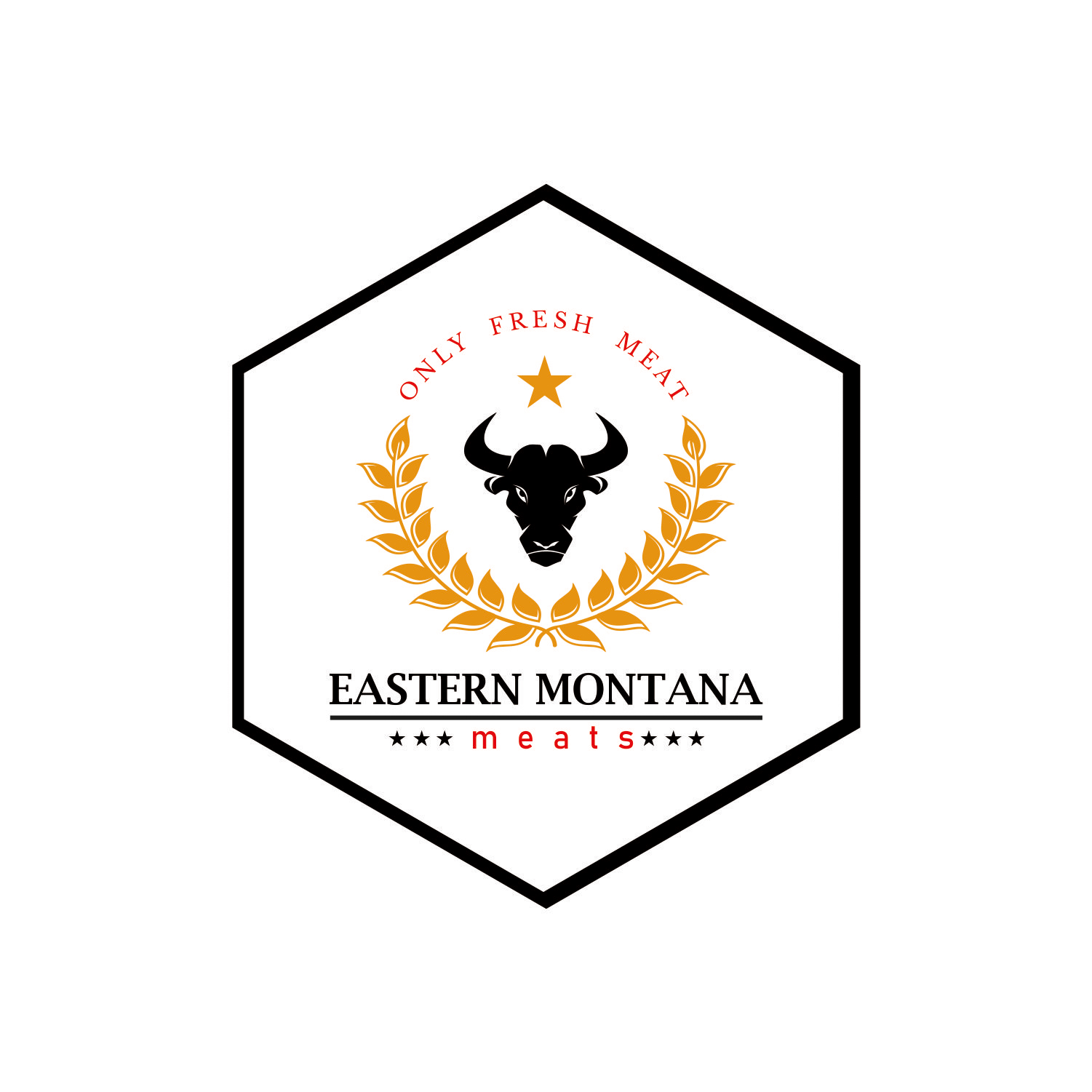 Logo Design by Gold_Stone_Graphix for Eastern Montana Meats | Design #24508871