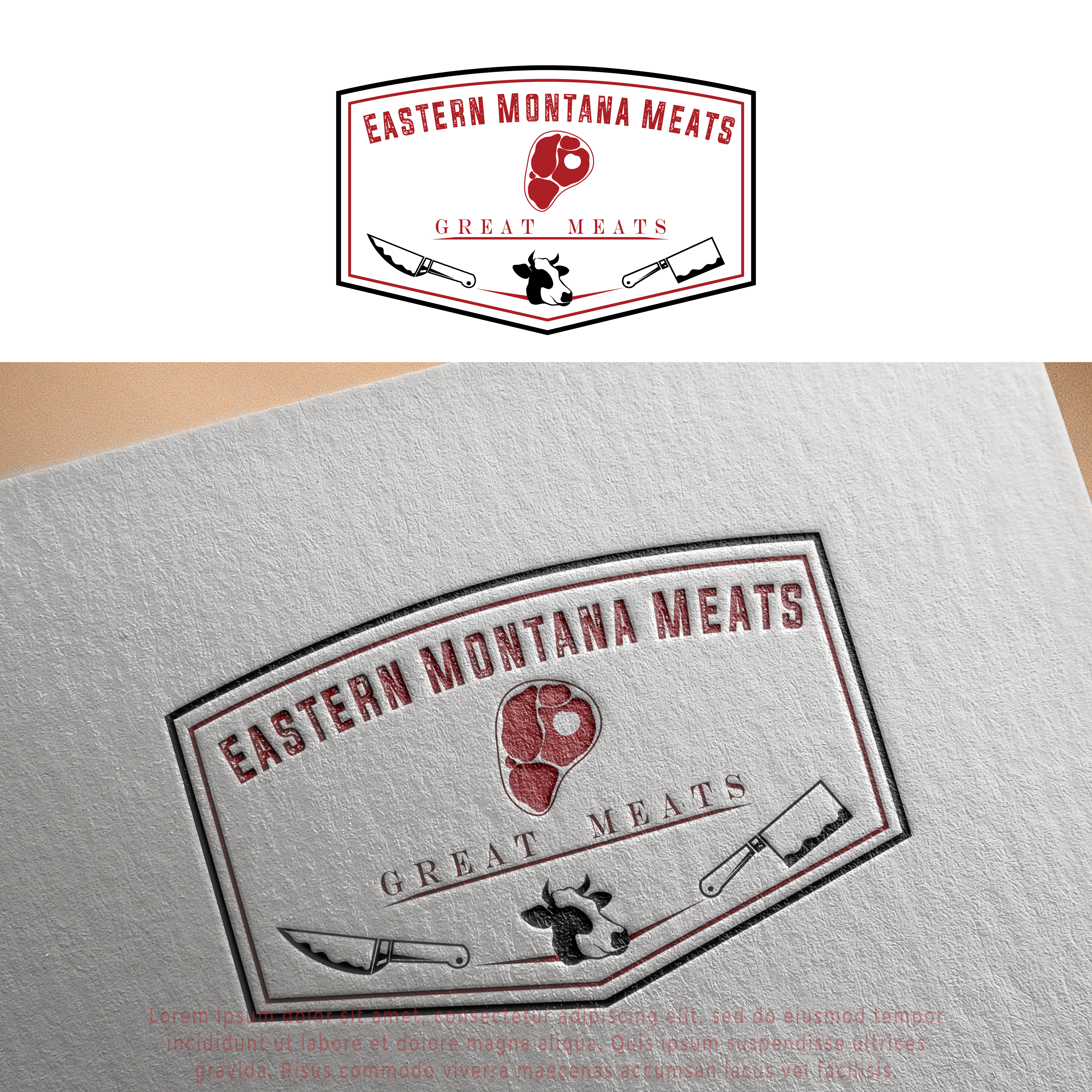Logo Design by sastra wiguna for Eastern Montana Meats | Design #24509056