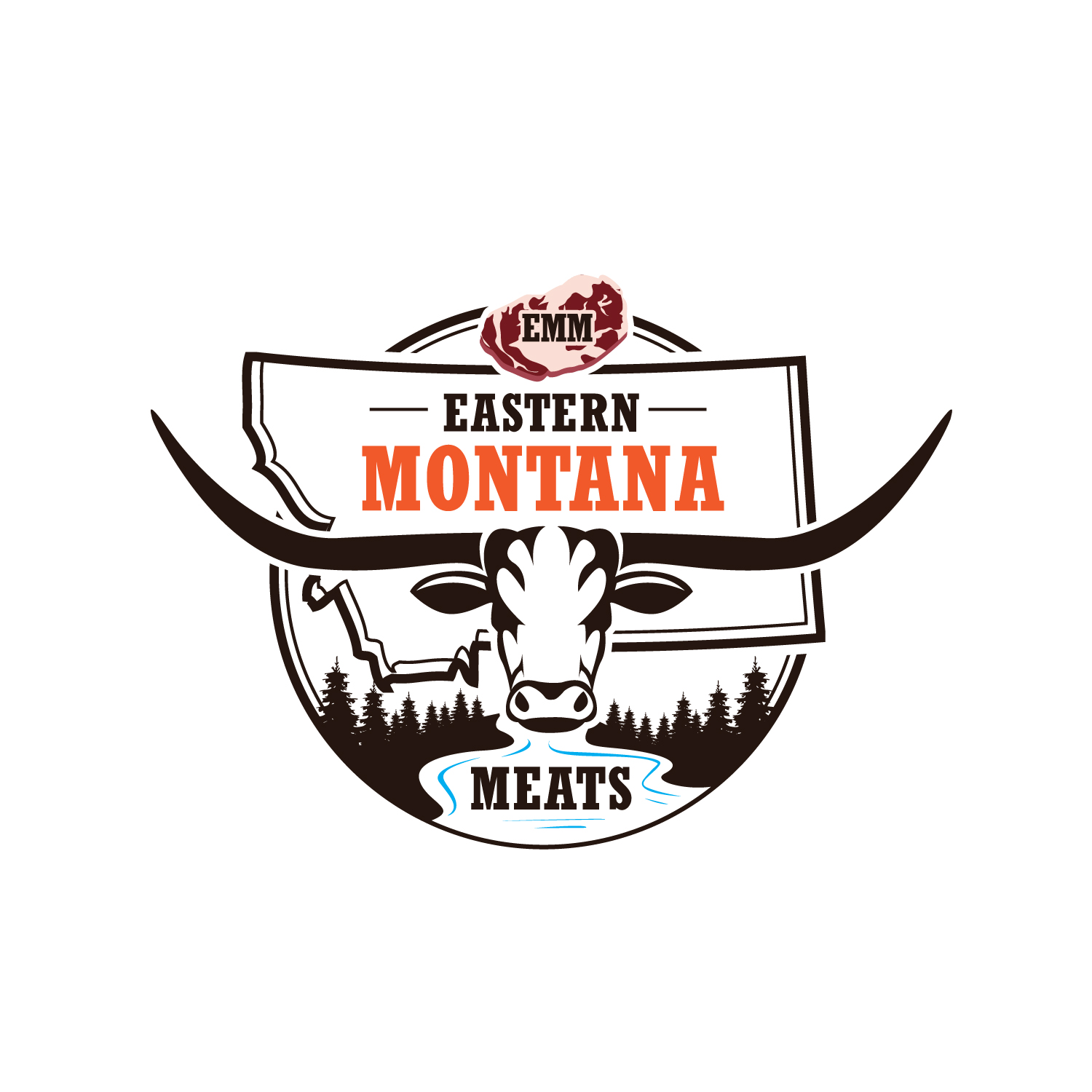 Logo Design by geni for Eastern Montana Meats | Design #24498918